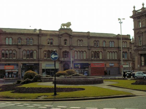 St. George's Square looking onto John William Street Huddersfield.